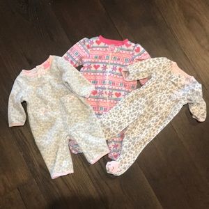 Lot of 3 baby girl onsies